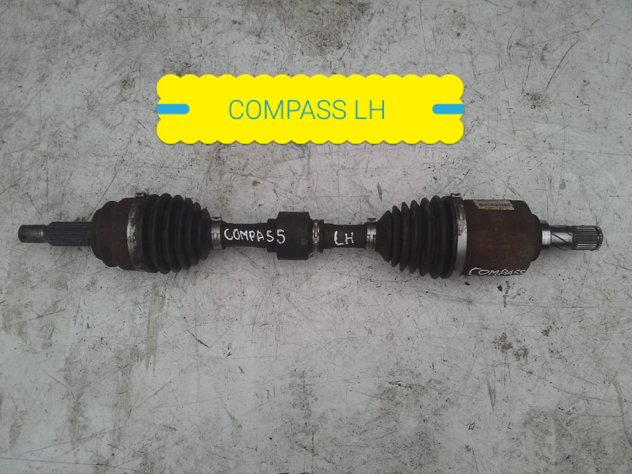 PALIER DELANTERO IZQUIERDO JEEP COMPASS 2007 AL 2017