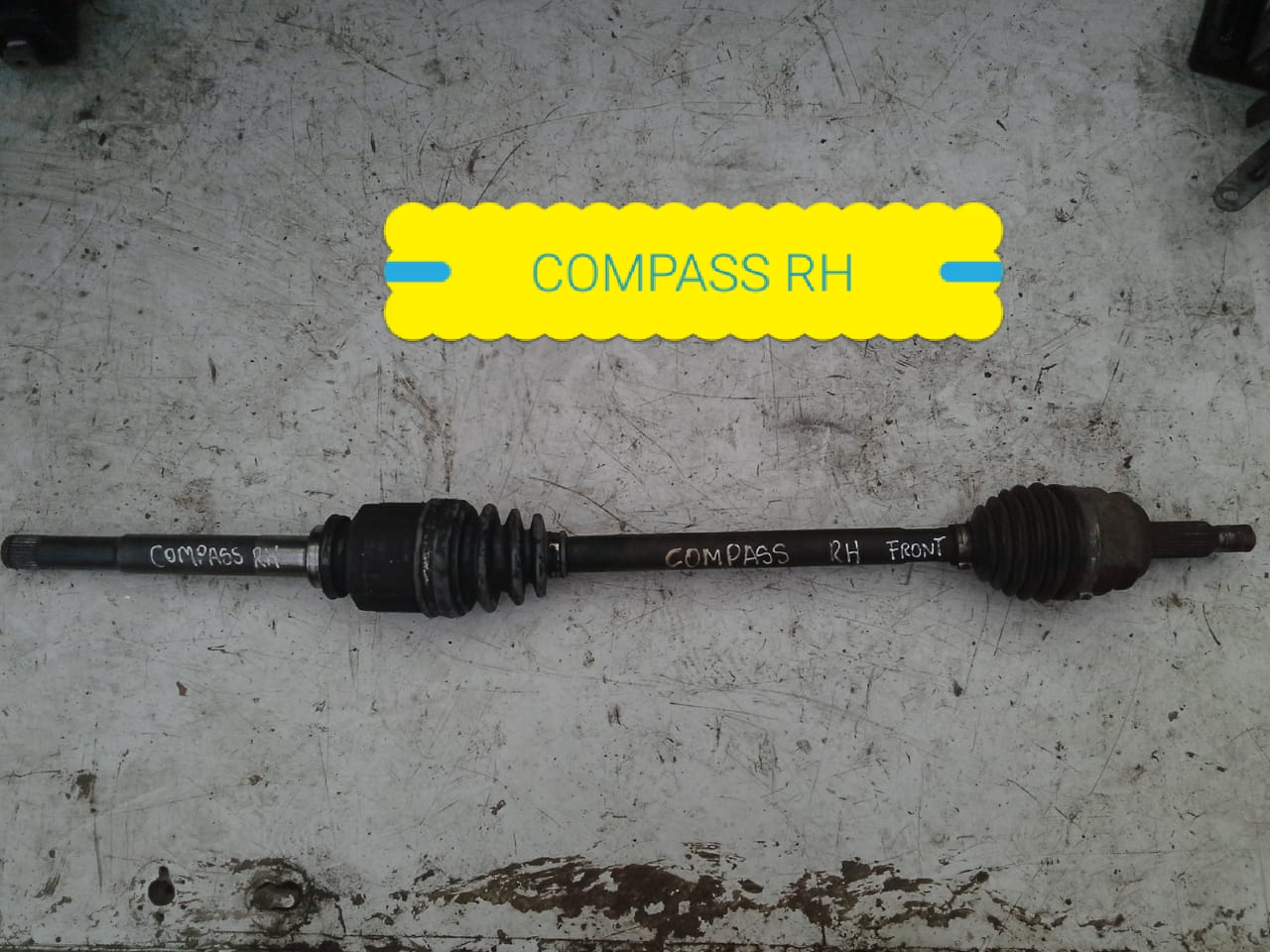 PALIER DELANTERO DERECHO JEEP COMPASS 2007 AL 2017