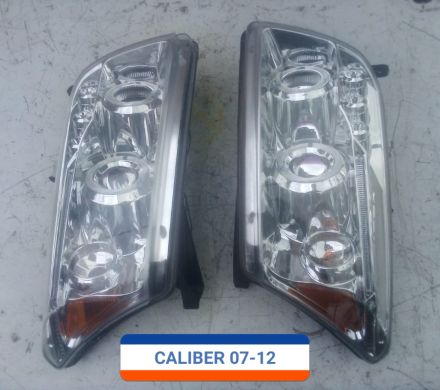 FAROS DELANTEROS TUNEADOS DODGE CALIBER 2007 AL 2012