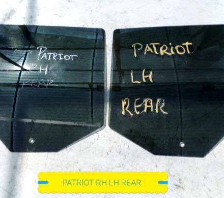 LUNAS DE PUERTAS TRASERAS  JEEP PATRIOT 2007 AL 2017